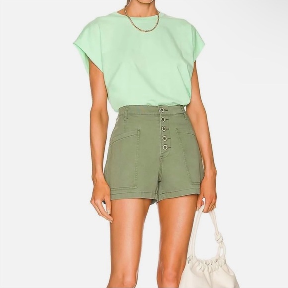 NWT Pistola Tammy High Rise Shorts in Colonel Size 26 - Picture 1 of 11